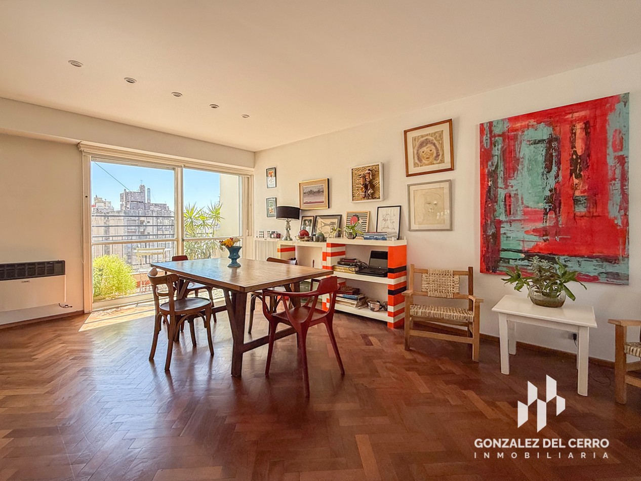 Departamento 4 dormitorios con balcon terraza