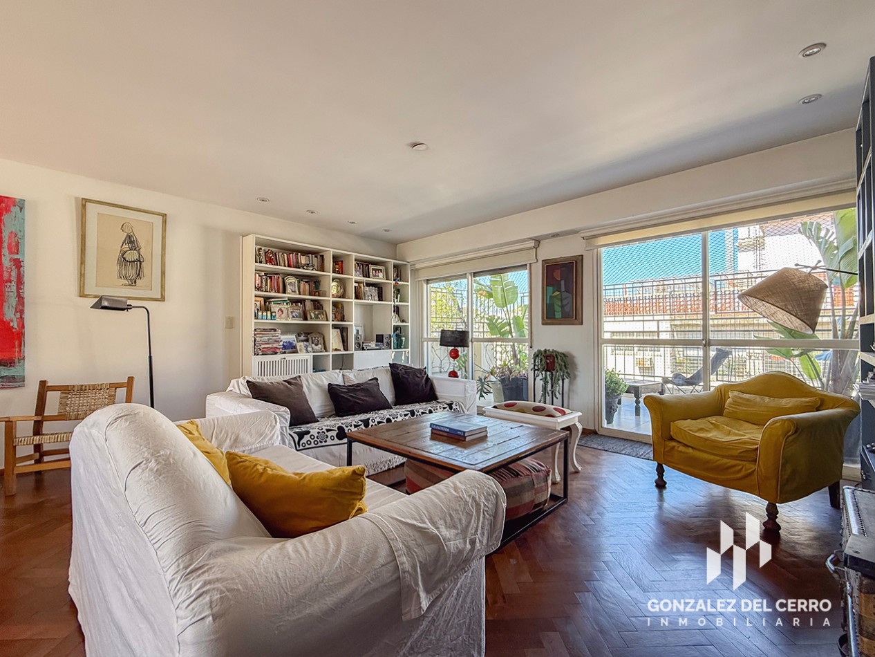 Departamento 4 dormitorios con balcon terraza