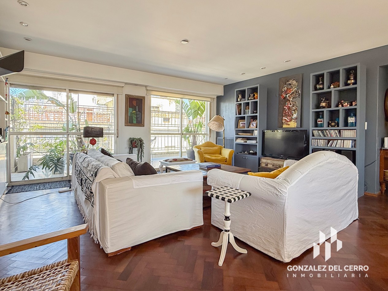 Departamento 4 dormitorios con balcon terraza