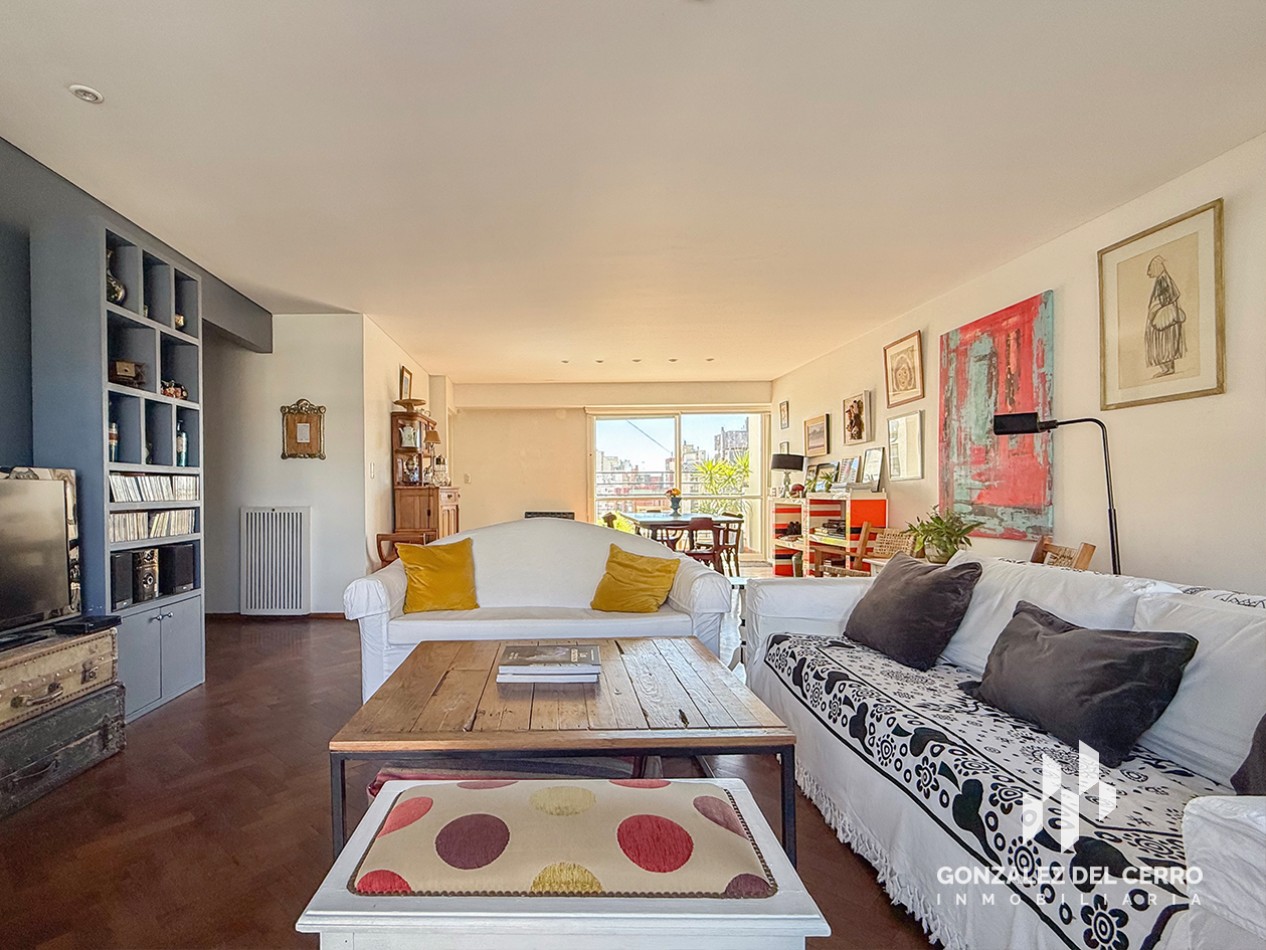 Departamento 4 dormitorios con balcon terraza