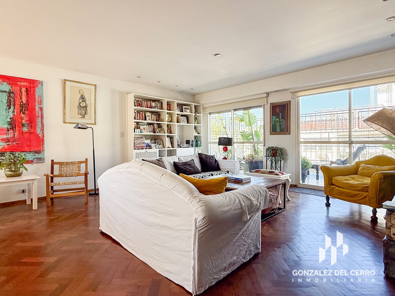 Departamento 4 dormitorios con balcon terraza